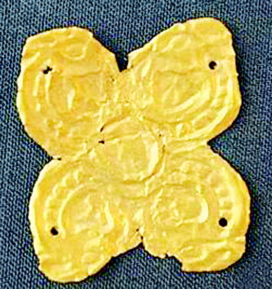 四瓣花金箔饰片