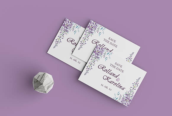 免费婚礼请柬模板横幅