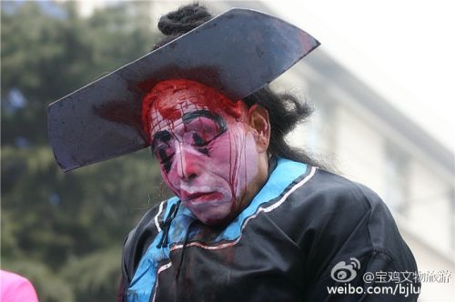 血社火化妆的秘密曝光 只传男不传女 血社火到底是什么？